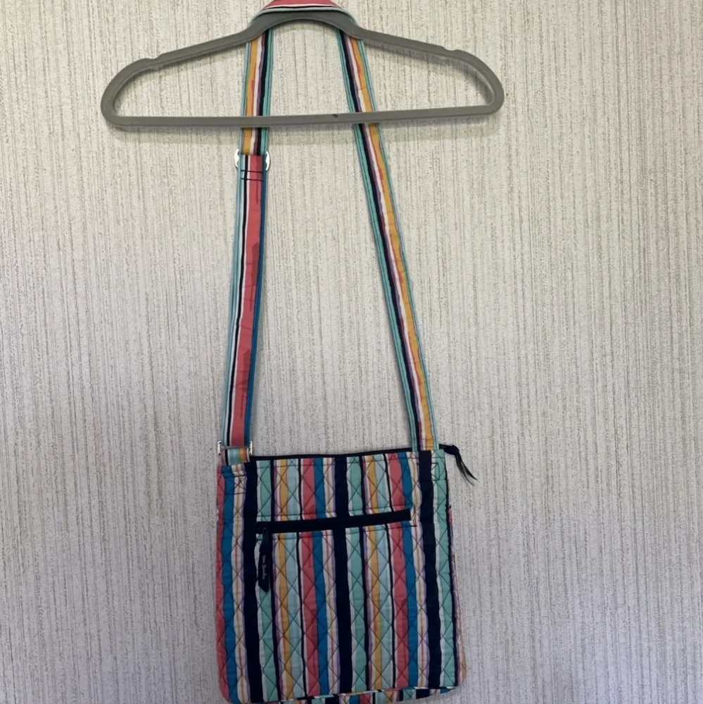 NWT Vera Bradley Hipster Cabana Stripe Purse